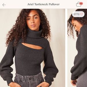 ISO FREE PEOPLE ARIEL SWEATER IN CARBON COPY LOOKING FOR M OR L